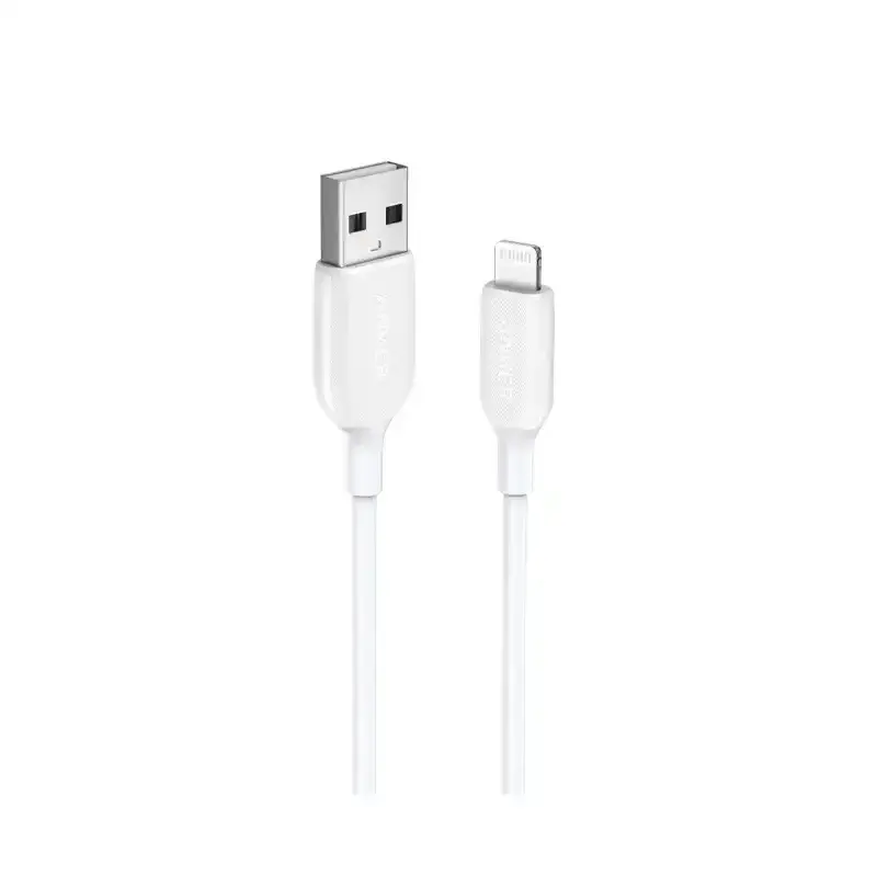 کابل شارژ انکر مدل PowerLine III USB-A To Lightening-A8813 با طول 180 سانتی‌متر